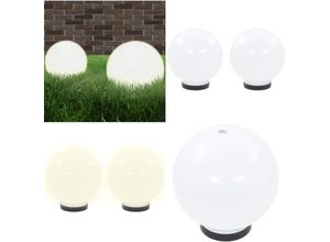 8721115702291 - Vidaxl - LED-Gartenleuchten 2 Stk Kugelförmig 20 cm pmma - Kugelleuchte - Kugelleuchten - Home & Living - Weiß