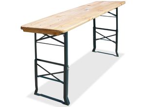 4251776925042 - Casaria® Bierzelttisch 170x50x75-105cm höhenverstellbar