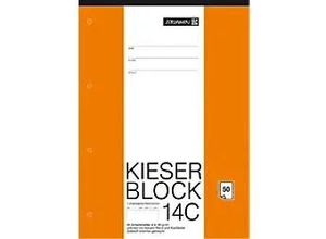 4003273123649 - BRUNNEN Notizblock DIN A4 Blanko Geleimt Papier Nicht perforiert 50 Blatt