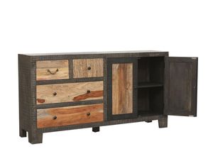 4041908127884 - INTERIA Home & Living Sideboard 88cm TARIM Kommode Schrank Anrichte Holz Buffet