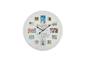 4250965945236 - Wanduhr Family Foto aus Holz