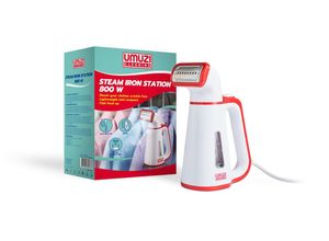 8720195382683 - Dampfglätter zum Kleidung & Gardinen Bügeln Praktisches Dampfbügeleisen für Zuhause & Reisen Garment Steamer mit 800W & 100 ml Wassertank - Weiß