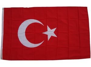 4260307160760 - XXL Flagge Türkei 250 x 150 cm Fahne mit 3 Ösen 100g m² Stoffgewicht