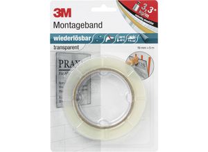 4046719806034 - PX5011 8899195 Doppelseitiges Klebeband Transparent (l x b) 5 m x 19 mm 1 St - 3M