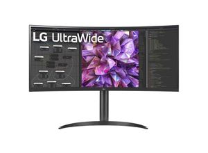 8806091660619 - 34 Bildschirm UltraWide 34WQ75X-B - LED monitor - curved - 34 - HDR - Schwarz - 5 ms