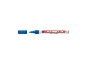 4004764017485 - 4-751003 Lackmarker 751 blau Strichbreite 1-2 mm Rundspitze - Edding