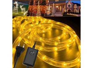 0726504548427 - Vingo - led Lichterschlauch Lichterschläuche Party Lichtleiste Lichtschlauch IP44 Lichterkette Warmweiß-20m - Warmweiß