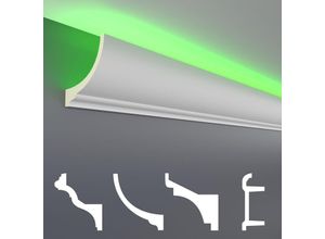4251874617177 - Hexim - led Stuckleisten aus pu - lichtundurchlässig Variantenvielfalt & vorgrundiert - Sparpakete 10 Meter LED-1 80x70mm 4251874617177 - Hexim - led Stuckleisten aus pu - lichtundurchlässig Variantenvielfalt & vorgrundiert - Sparpakete 10 Meter LED-1 80x70mm