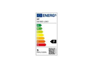 4895149087885 - Gp Batteries - 1x3 gp Lighting A45 Mini Globe E27 49W (40W) 470lm gp 087885