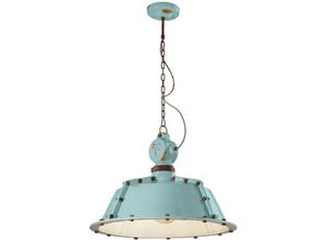 4255596707949 - Licht-erlebnisse - Hängeleuchte Keramik E27 h max 110 cm Hellblau Shabby Antik Vintage Design Keramikleuchte 4255596707949 - Licht-erlebnisse - Hängeleuchte Keramik E27 h max 110 cm Hellblau Shabby Antik Vintage Design Keramikleuchte