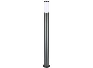 4250525368802 - - monzana® Außenleuchte Edelstahl 100cm IP44 Wetterfest E27 Außen Gartenleuchte Außenlampe Wegeleuchte Standleuchte Anthrazit