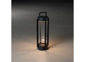 7318307823752 - LED Laterne KONSTSMIDE Otranto Lampen Gr Ø 15 cm Höhe 44 cm 2 St schwarz Otranto LED USB-Latene 44cm schwarz dimmbar 2700K3000K