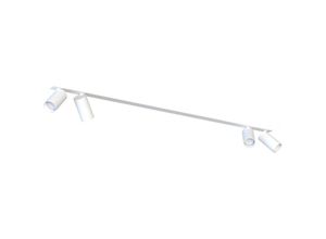 4255596665072 - Licht-erlebnisse - Spot Strahler Aluminium Metall GU10 verstellbar Weiß 4-flammig länglich Modern