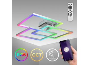 4057722005604 - Bklicht - WiFi Deckenlampe led rgb dimmbar cct Smart Home Leuchte Fernbedienung App 48W - 50