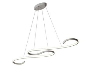 0699932710196 - Moderne LED-Hängelampe geschwungenes Design Metall-Decken-Hängelampe Esstisch-Hängelampe dekorativer Fischform-Kronleuchter exklusive kreative