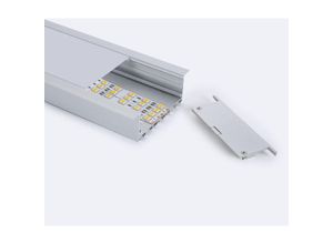 8445044148424 - Efectoled - Aluminiumprofil Einbau Gross 2m für LED-Streifen bis 60 mm 2 m