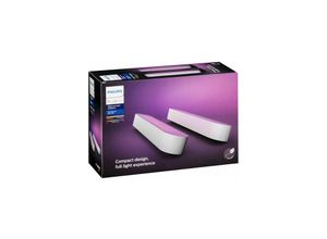 8718696170793 - Hue White and Color Ambiance Play - Lichtleiste - LED - 16 Millionen Farben - weiß (Packung mit 2)