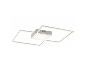 4043689971564 - Led cct Deckenleuchte Asmin nickel-matt 60 x 60 cm dimmbar Deckenleuchte - Leuchten Direkt