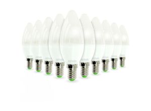 3700710823056 - Arum Lighting - Los mit 10 LED-Lampen E14 6W Render 40W 420LM Température de Couleur Blanc neutre 4000K