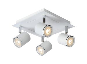 5411212261991 - Rilou - Deckenstrahler - led Dim - GU10 - 4x5W 3000K - Weiß - Lucide 5411212261991 - Rilou - Deckenstrahler - led Dim - GU10 - 4x5W 3000K - Weiß - Lucide