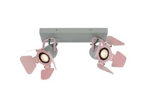 5411212176950 - Picto - Deckenstrahler Kinderzimmer - 2xGU10 - Rosa - Lucide