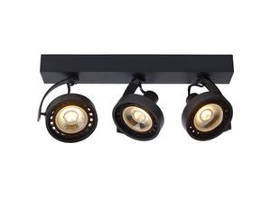 5411212221414 - Dorian - Deckenstrahler - led Dim to warm - GU10 (ES111) - 3x12W 2200K 3000K - Schwarz - Lucide 5411212221414 - Dorian - Deckenstrahler - led Dim to warm - GU10 (ES111) - 3x12W 2200K 3000K - Schwarz - Lucide