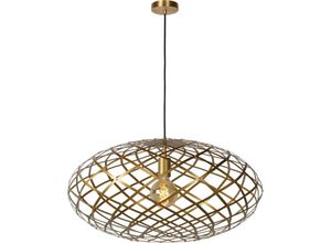 5411212211132 - Wolfram - Pendelleuchten - ø 65 cm - 1xE27 - Mattes Gold Messing - Lucide 5411212211132 - Wolfram - Pendelleuchten - ø 65 cm - 1xE27 - Mattes Gold Messing - Lucide