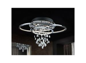 8435435312121 - Schuller Lighting - Schuller Bruma - 5 Light Crystal Flush Deckenleuchte Chrom GU10