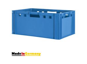 4059419146218 - 1 Stück E3 Fleischkiste Blau Kiste Eurobox Lebensmittelecht Metzgerkiste Box Aufbewahrungsbox Kunststoff Wanne Plastik Stapelbar Lagerkiste 60 x 40 4059419146218 - 1 Stück E3 Fleischkiste Blau Kiste Eurobox Lebensmittelecht Metzgerkiste Box Aufbewahrungsbox Kunststoff Wanne Plastik Stapelbar Lagerkiste 60 x 40
