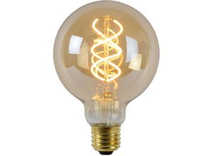 5411212491046 - G95 - Glühfadenlampe - ø 95 cm - led Dim - E27 - 1x49W 2200K - Amber - Lucide 5411212491046 - G95 - Glühfadenlampe - ø 95 cm - led Dim - E27 - 1x49W 2200K - Amber - Lucide