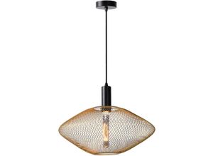 5411212211316 - Mesh - Pendelleuchten - ø 45 cm - 1xE27 - Mattes Gold   Messing - Lucide