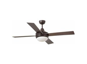 8421776116207 - Faro Barcelona - 33702 Deckenventilator icaria l E27 15W Stahl braun H415cm Ø132cm dimmbar