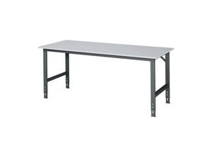 4040376498274 - Werktisch Tom B2000xT800xH760-1080mm Arbeitsplatte Melamin Gestell anthrazitg 06-625M80-20-51356716 4040376498274 - Werktisch Tom B2000xT800xH760-1080mm Arbeitsplatte Melamin Gestell anthrazitg 06-625M80-20-51356716
