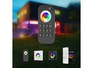 4255703120326 - Light 12-48V Wi-FI RF Controller Fernbedienung rgb cct led Beleuchtung Wandschalter Dimmer rgb w cct - Fernbedienung 1 Zone - Hexim