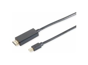 Image of 1.2 DisplayPort-Kabel, MiniDP/HDMI, Stecker/Stecker, 4K, 1,0 m