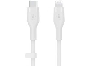 0745883832064 - BOOST CHARGE - Lightning-Kabel - 24 pin USB-C männlich zu Lightning männlich - 2 m - weiß - für Apple iPad iPhone iPod (Lightning)