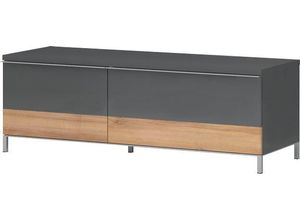 4067474800693 - Lowboard PLACES OF STYLE Onyx Sideboards Gr B H T 1319 cm x 455 cm x 451 cm 1 St grau (anthrazit walnussfarben) Kommode mit Soft-Close-Funktion in zwei Breiten Fernsehtisch