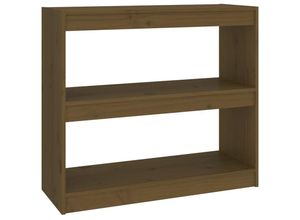 8720286608869 - Bücherschrank Raumteiler，Bücherregal Honigbraun 80x30x715 cm Kiefernholz vidaXL