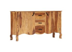 8719883853727 - Vidaxl - Sideboard 145x40x80 cm Massivholz