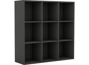 8719883869858 - Bonnevie - Bücherregal Grau 98x29x975 cm Holzwerkstoff vidaXL72047