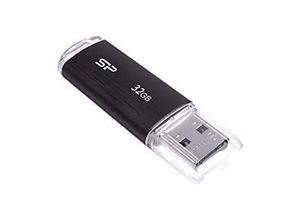 4712702646429 - SILICON POWER Ultima U02 - USB-Flash-Laufwerk - 32 GB - USB 20 - Schwarz