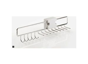 4023149843198 - Ausziehbarer Krawatten- und Gürtelhalter 455 mm x 74 mm x 118 mm - Hettich