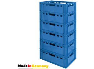 4059419146577 - 6 Stück E2 Fleischkisten Kisten Eurobox Lebensmittelecht Metzgerkiste Box Aufbewahrungsbox Kunststoff Wanne Plastik Stapelbar Lagerkisten 60 x 40 4059419146577 - 6 Stück E2 Fleischkisten Kisten Eurobox Lebensmittelecht Metzgerkiste Box Aufbewahrungsbox Kunststoff Wanne Plastik Stapelbar Lagerkisten 60 x 40