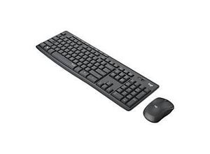 5099206092532 - MK295 Silent - Tastatur-und-Maus-Set - kabellos - 24 GHz - Pan-Nordic - Graphite