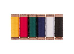 4058896258520 - Silk Finish Cotton Grundfarben Stärke 40 Inhalt 6x 150 m