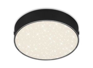 4002707403678 - - flame star led Deckenleuchte Sternendekor Rahmenlos Neutralweißes Licht schwarz 157 x 36 cm