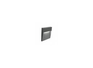8020588005886 - Webmarketpoint - Quadratische Wandleuchte aus Aluminiumguss mit satiniertem Diffusor - 3W - 391 Lumen - Natürliches Graphitlicht 8020588005886 - Webmarketpoint - Quadratische Wandleuchte aus Aluminiumguss mit satiniertem Diffusor - 3W - 391 Lumen - Natürliches Graphitlicht