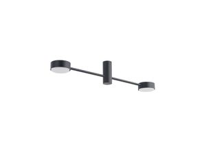 4255596665621 - Licht-erlebnisse - Deckenlampe Metall GX53 Schwarz 2-flammig länglich Modern Deckenleuchte 4255596665621 - Licht-erlebnisse - Deckenlampe Metall GX53 Schwarz 2-flammig länglich Modern Deckenleuchte