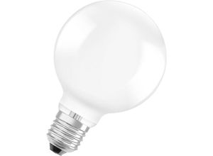 4099854009679 - OSRAM LED Stromsparlampe Matte Globe mit E27 Sockel Warmweiß (3000K) 4 Watt ersetzt herkömmliche 60W-Leuchtmittel besonders hohe