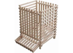 4019111517402 - Kartoffelkiste SIENA HOME Aufbewahrungsboxen Gr B H 57 cm x 77 cm braun (holzfarben) Küchen-Ordnungshelfer 100 kg Buche